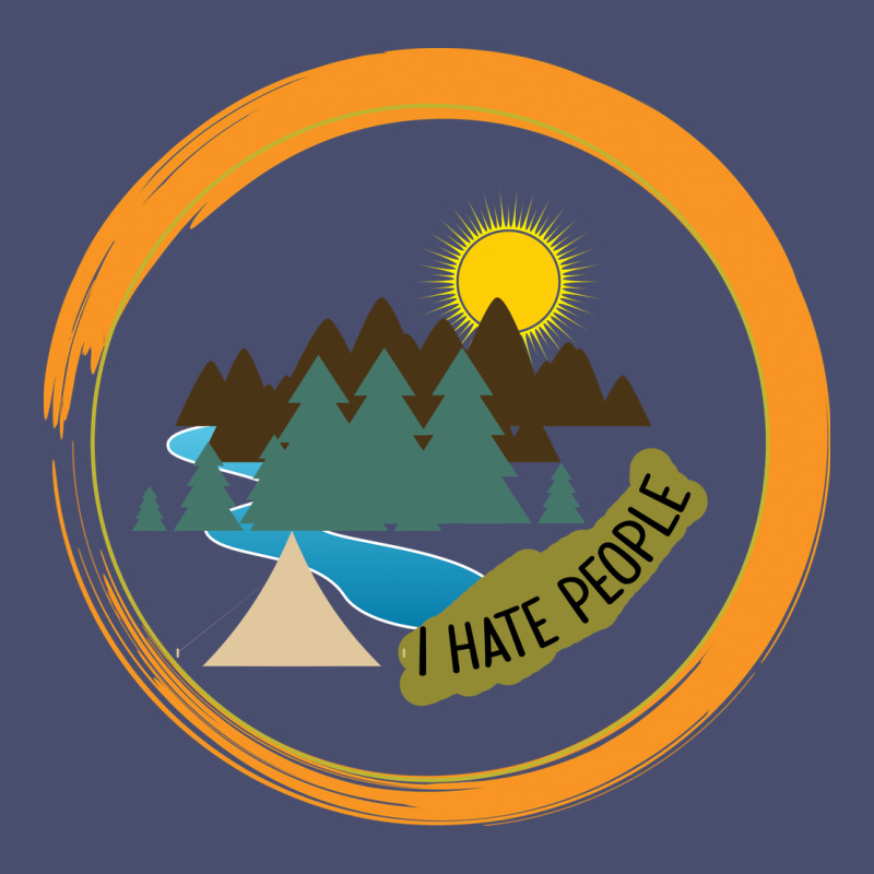 I Hate People Camping Hiking Vintage Tee by Bettercallsaul | Teevron