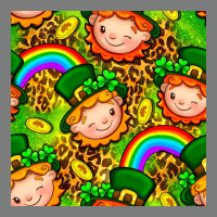 St. Patrick's Dwarf Seamless Pattern Digital Paper Premium Hoodie | Teevron