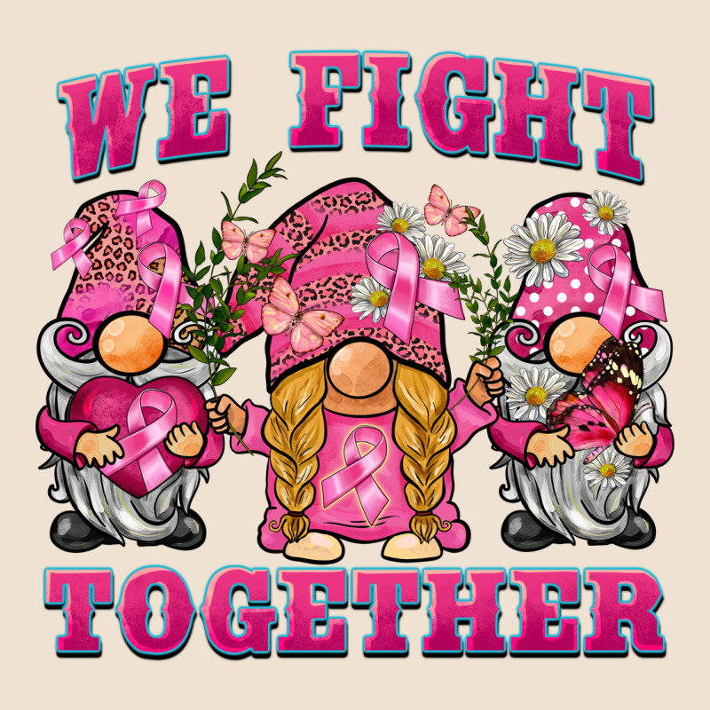 We Fight Together Breast Cancer Gnome Urban Hoodie by BarkalooDesign | Teevron