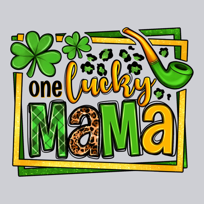 One Lucky Mama St. Patrick's Heavyweight Sweatshirt by OliviaCreatesArt | Teevron
