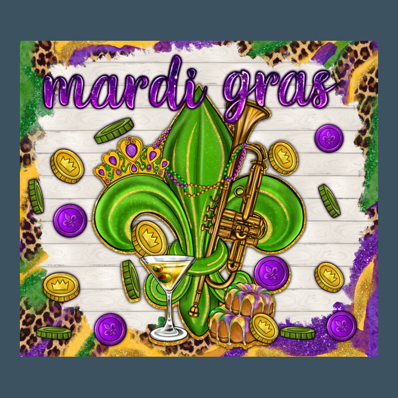 Mardi Gras Fleur De Lis Urban Heavy Tee by NancyCooperArtShop | Teevron