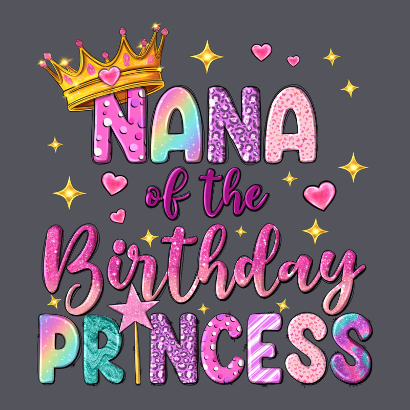 Nana Of The Birthday Princess Vintage Hoodie by NancyCooperArtShop | Teevron
