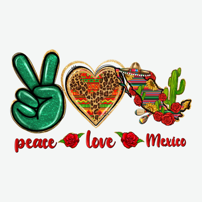 Peace Love Mexico Urban Heavy Tee by texasbilliewilder | Teevron