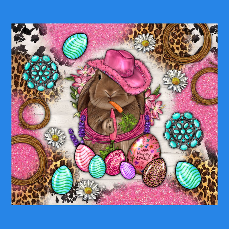 Cowboy Bunny Easter Tumbler Premium Hoodie by BundleAndBundleShop | Teevron