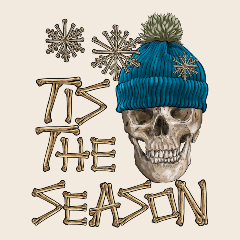 Skull Tis The Season Winter Zipper Hoodie by FaDigitalArtStudio | Teevron