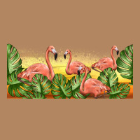 Flamingos With Sunset Long Sleeve Tee | Teevron
