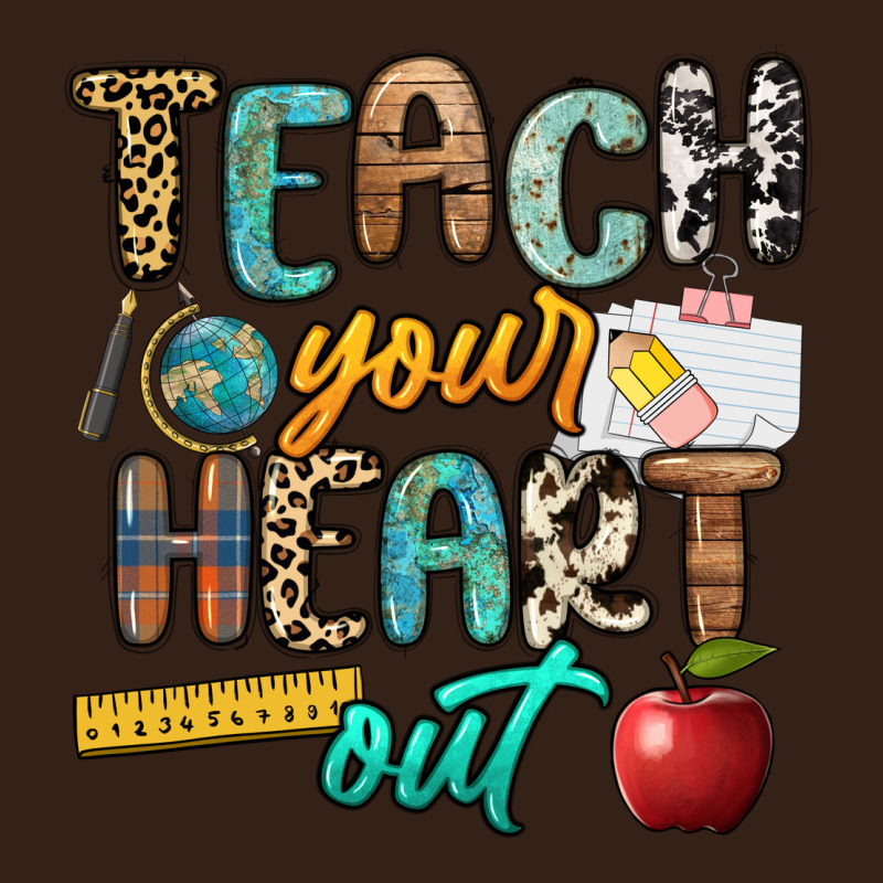 Teach Your Heart Out Heavy Core Tee by NancyCooperArtShop | Teevron