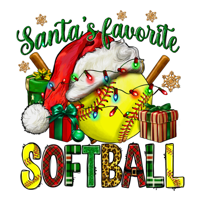 Santa's Favorite Softball Bbs Premium Tee by BundleAndBundleShop | Teevron