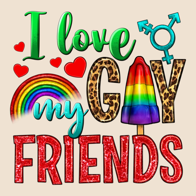 I Love My Gay Friends Urban Heavy Tee by NancyCooperArtShop | Teevron