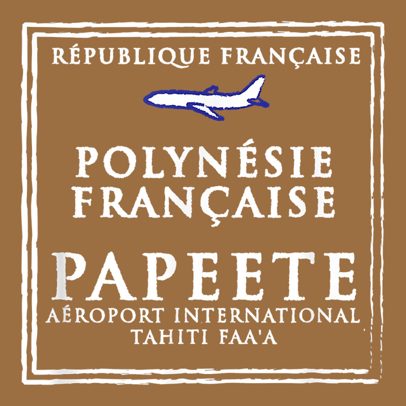 Papeete Tahiti Passport Stamp Vacation Travel T Shirt Vintage Tee by maiPhamDesign | Teevron