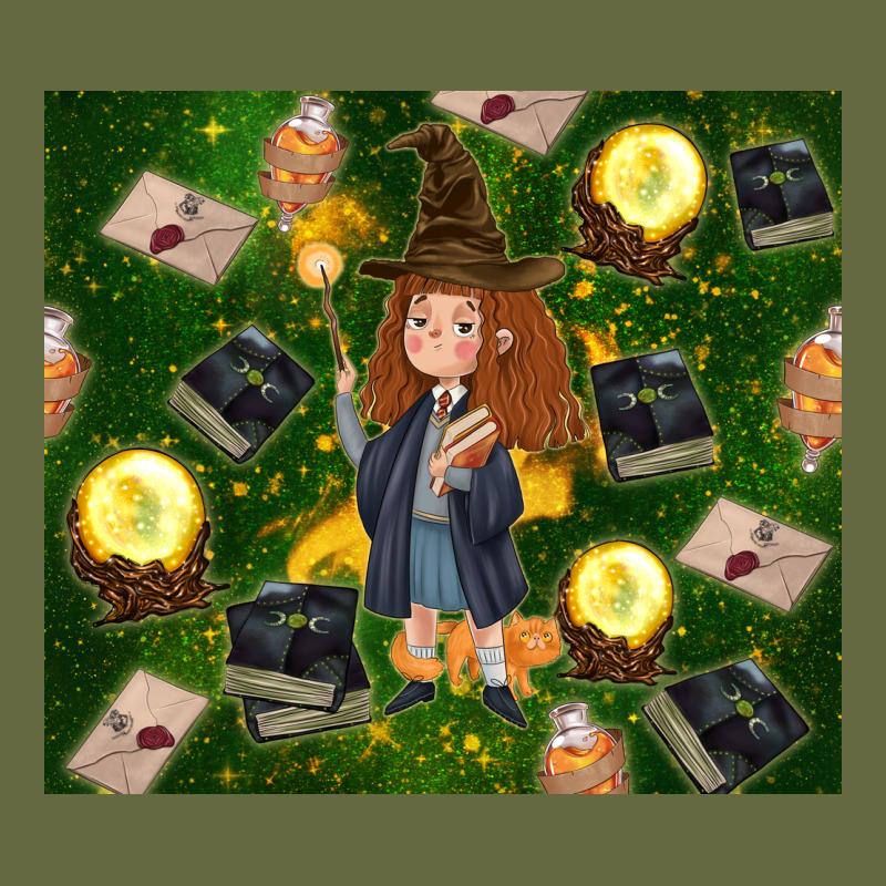 Wizard Girl With Magic Long Sleeve Tee by TumblerDesignByShophia | Teevron