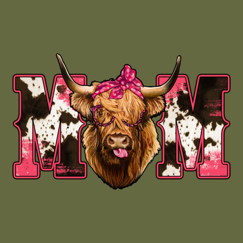 Western Highland Cow Mom Long Sleeve Tee by HowdyJamesFarm | Teevron