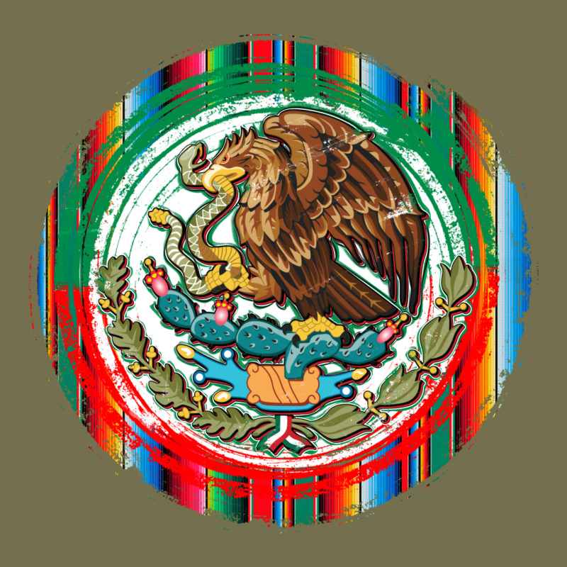 Mexico Coat Of Arms Vintage Hoodie by texasbilliewilder | Teevron