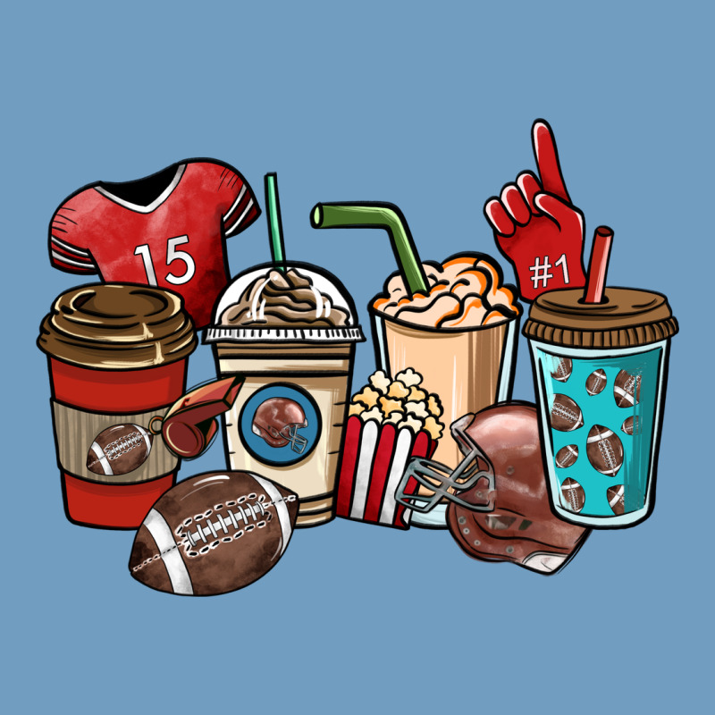 Football Coffee Cups Urban Heavy Tee by NancyCooperArtShop | Teevron