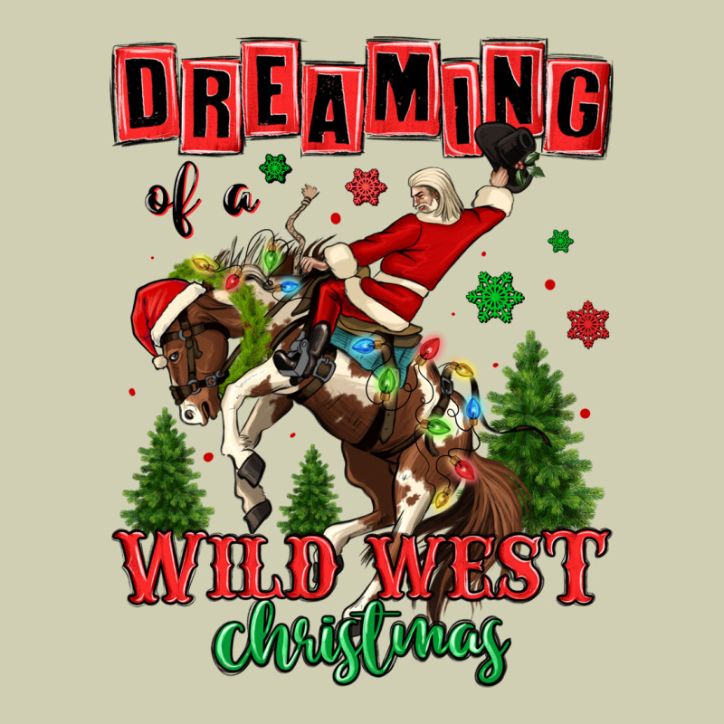 Dreaming Of A Wild West Christmas Cowboy Santa Heavy Core Tee by MaliasSmallBusiness | Teevron