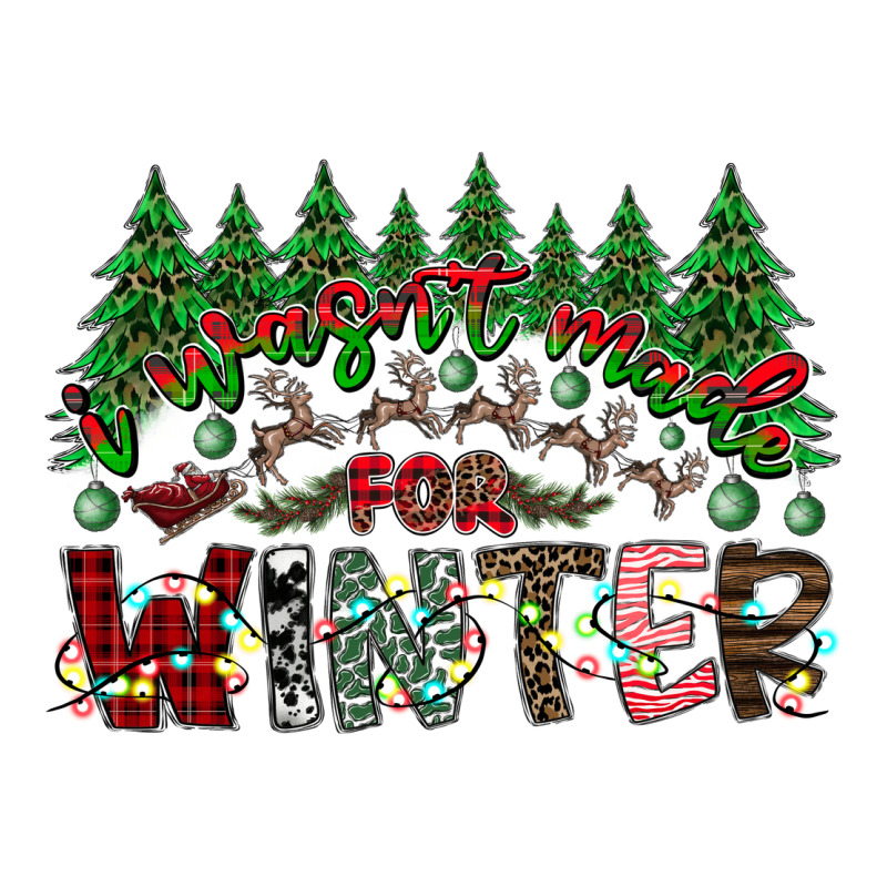 I Was Made For Winter Heavyweight Hoodie by CowhideDigitalArt | Teevron