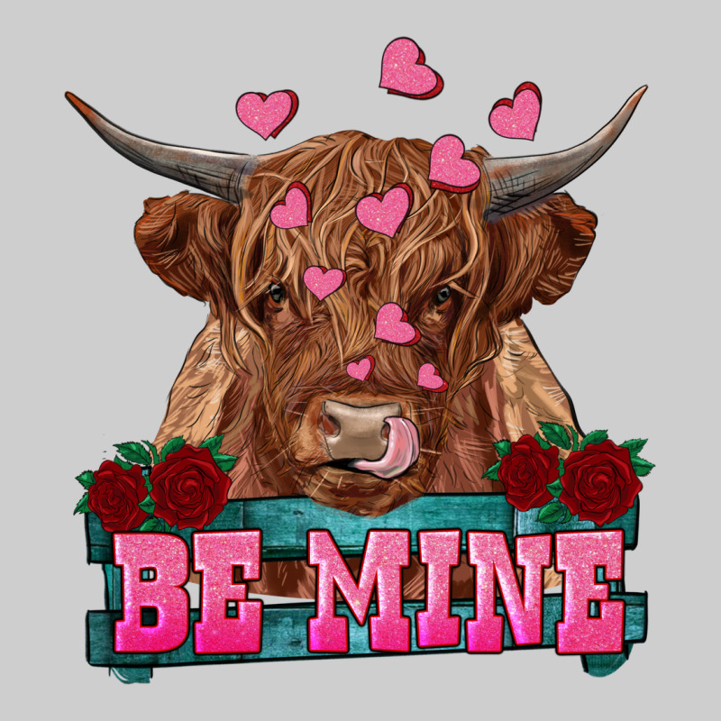 Be Mine Highland Cow Premium Tee by RanaPortraitStore | Teevron