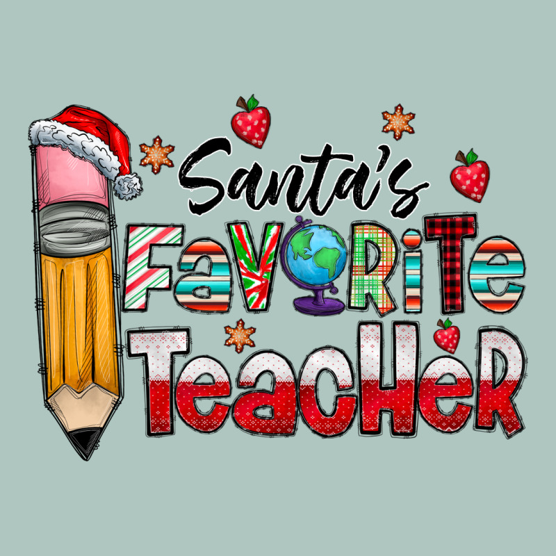 Santa Favorite Teacher Premium Sweatshirt by CowhideDigitalArt | Teevron