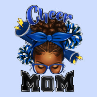 Cheer Mom Afro Messy Bun Urban Heavy Tee | Teevron