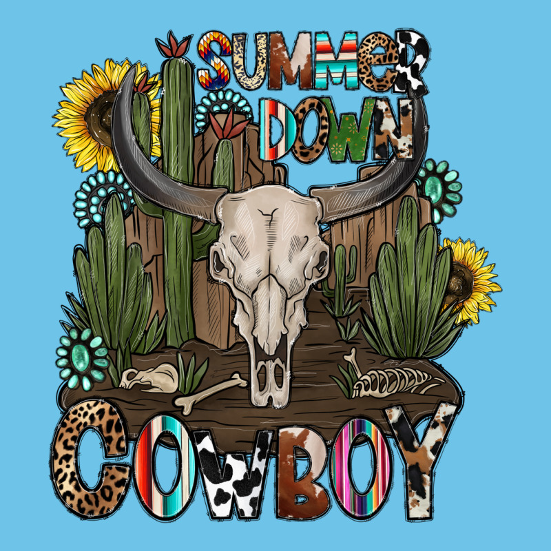 Summer Down Cowboy Premium Sweatshirt by CowhideDigitalArt | Teevron