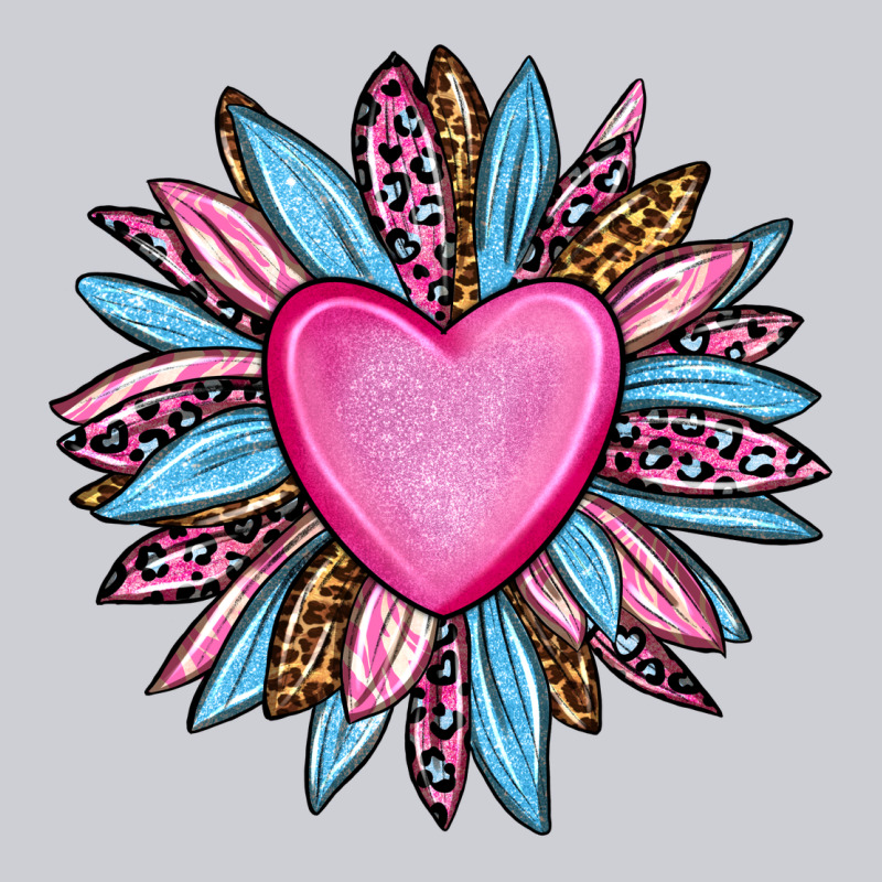 Valentine's Day Sunflower Olivia Heavyweight Sweatshirt by OliviaCreatesArt | Teevron