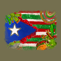 Mexico And Puerto Rico Flag Vintage Hoodie | Teevron