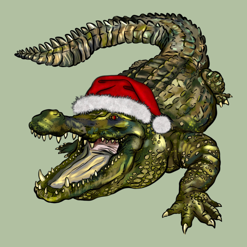 Christmas Alligator Urban Hoodie by BarkalooDesign | Teevron