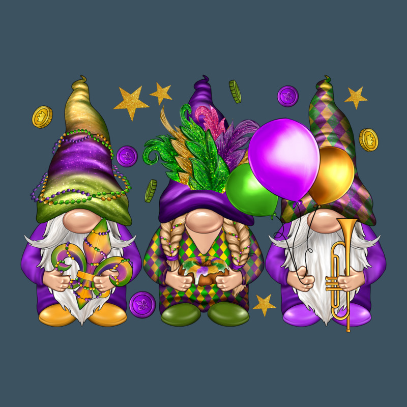 Mardi Gras Gnomes Urban Heavy Tee by NancyCooperArtShop | Teevron