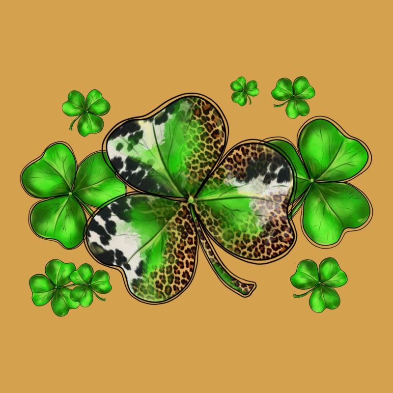 St. Patricks Day Shamrocks Urban Hoodie by BarkalooDesign | Teevron