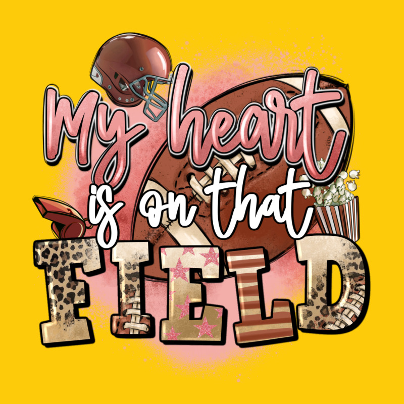 My Heart Is On That Field Premium Hoodie by FaDigitalArtStudio | Teevron