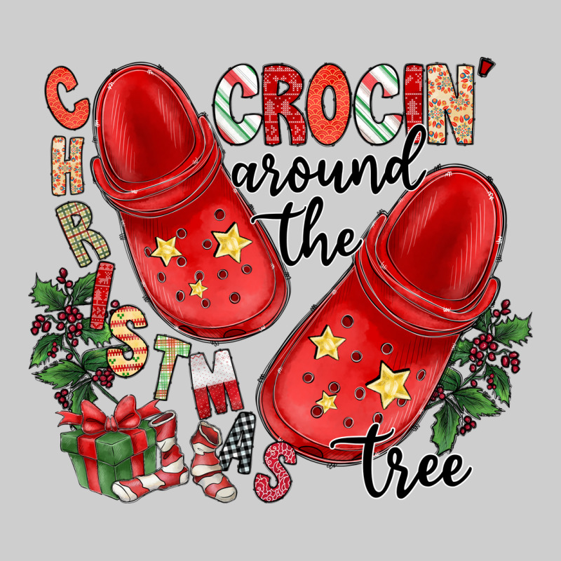 Christmas Crocin Around The Tree Premium Sweatshirt by CowhideDigitalArt | Teevron