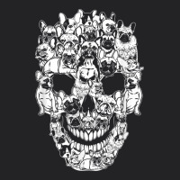 Matching Family French Bulldog Dog Skull Costume Halloween Vintage Tee | Teevron