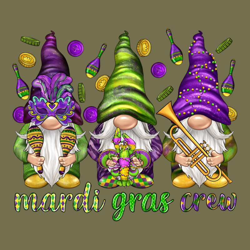 Mardi Gras Crew With Gnomes Vintage Hoodie by NancyCooperArtShop | Teevron