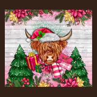 Pink Christmas Cow Heavy Core Tee | Teevron