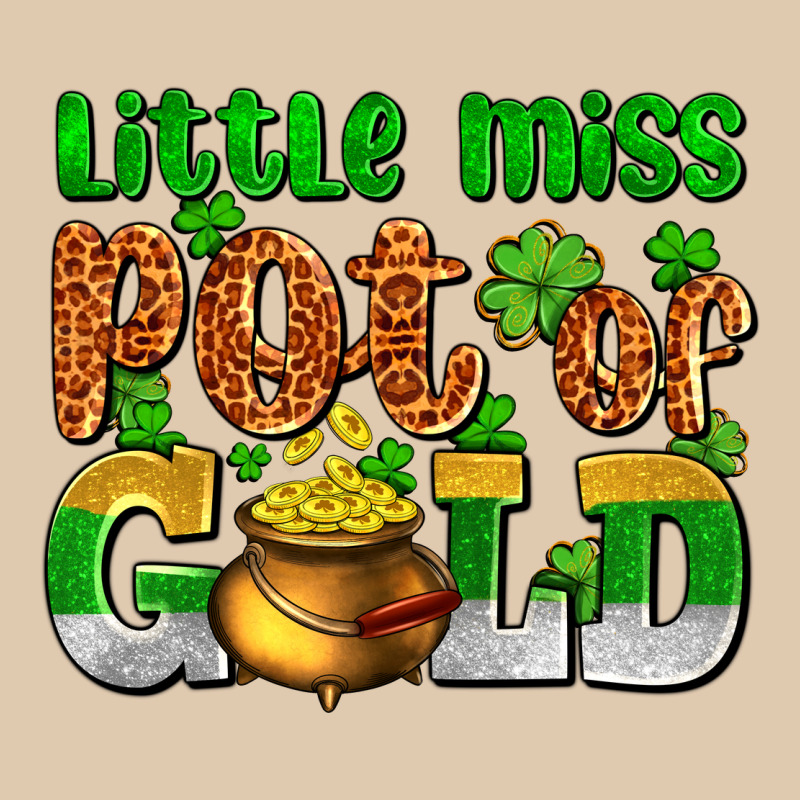 St. Patrick's Little Miss Pot Of Gold Heavyweight Sweatshirt by OliviaCreatesArt | Teevron