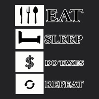 Tax Day Eat Sleep Do Taxes Repeat Gift Vintage Tee | Teevron