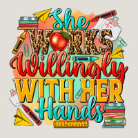 She Works Willingly With Her Hands Teacher Heavy Core Tee | Teevron