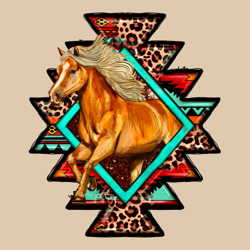 Aztec Symbol White Horse Heavyweight Sweatshirt by FaDigitalArtStudio | Teevron