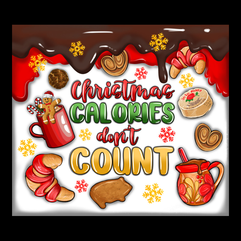 Christmas Calories Don't Count Heavy Core Tee by MaliasSmallBusiness | Teevron