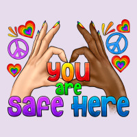 Lgbtq+ You Are Safe Here Premium Hoodie | Teevron