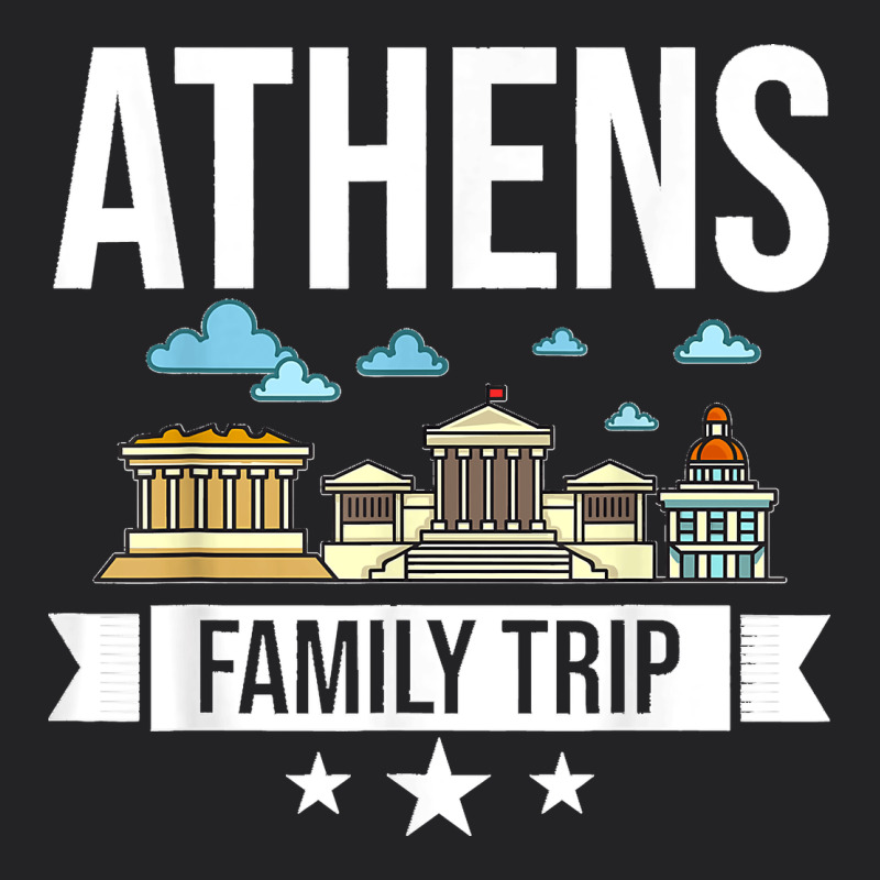 Athens Greece City Trip Skyline Map Travel Vintage Tee by maiPhamDesign | Teevron