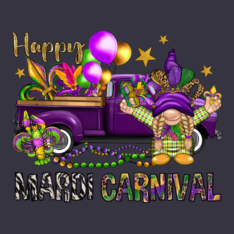 Happy Mardi Carnival With Truck Vintage Hoodie by NancyCooperArtShop | Teevron