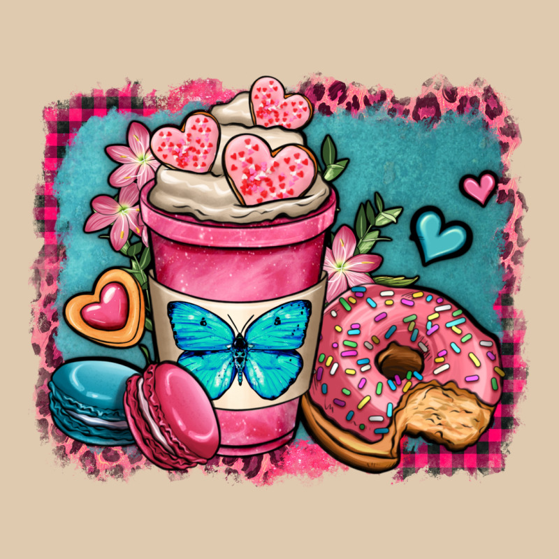 Valentines Day Coffee Cup And Sweets Heavyweight Sweatshirt by OliviaCreatesArt | Teevron