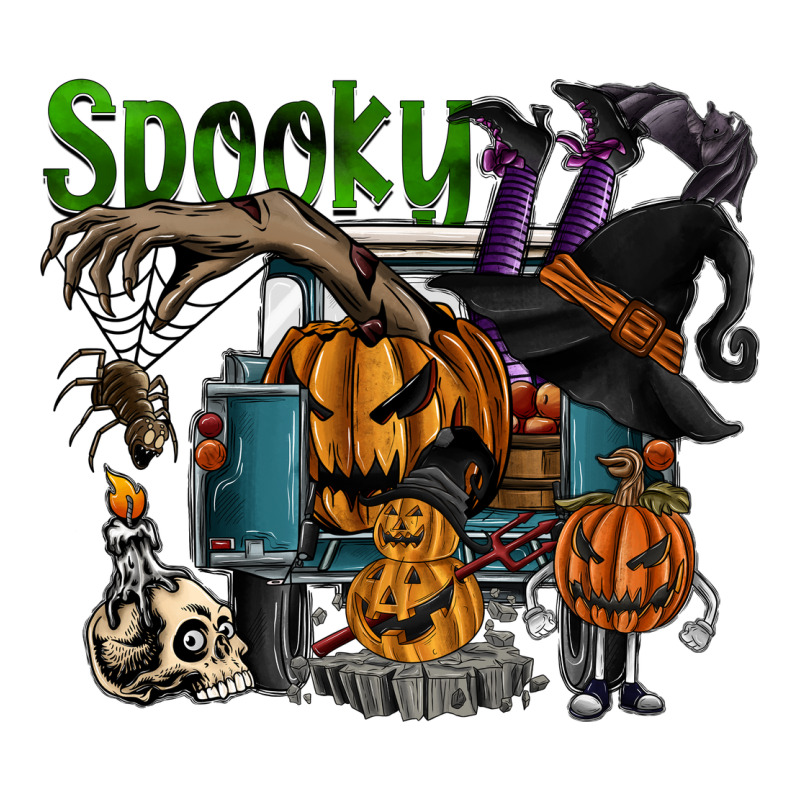Spooky Heavyweight Hoodie by SublimationCraftShop | Teevron