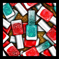 Nail Polish With Glitter Seamless Pattern Bbs Premium Tee | Teevron