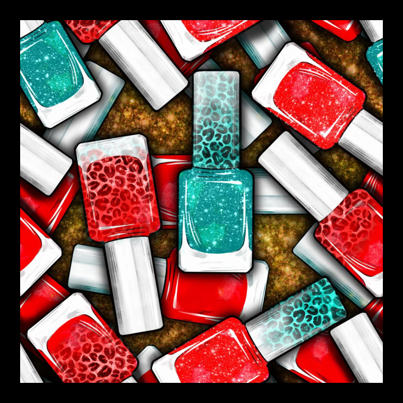 Nail Polish With Glitter Seamless Pattern Bbs Premium Tee by BundleAndBundleShop | Teevron