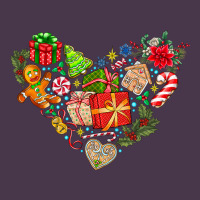 Merry Christmas Heart Heavyweight Hoodie | Teevron