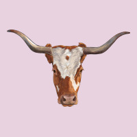 Longhorn Cow Head Ladies Tee | Teevron