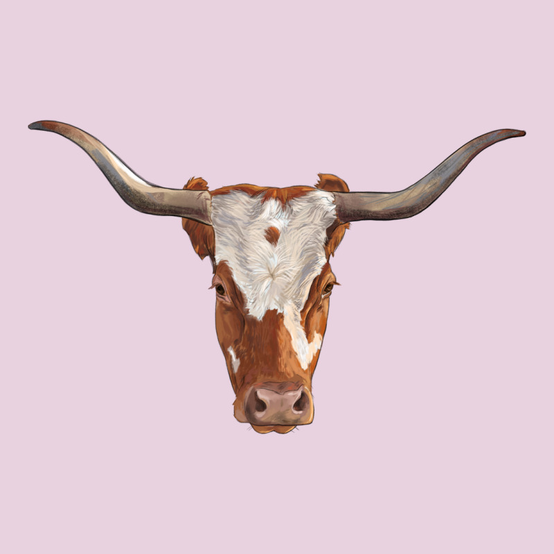 Longhorn Cow Head Ladies Tee by RanaPortraitStore | Teevron