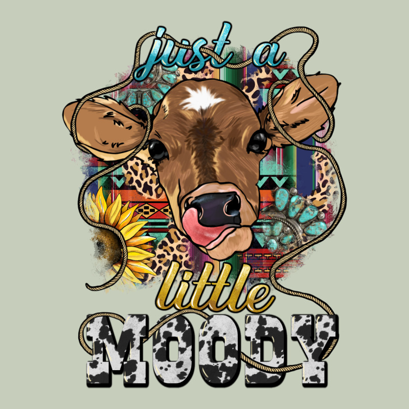 Just A Little Moody Baby Cow Long Sleeve Tee by HowdyJamesFarm | Teevron